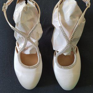 Satin Ivory Bridal Shoe - NEW